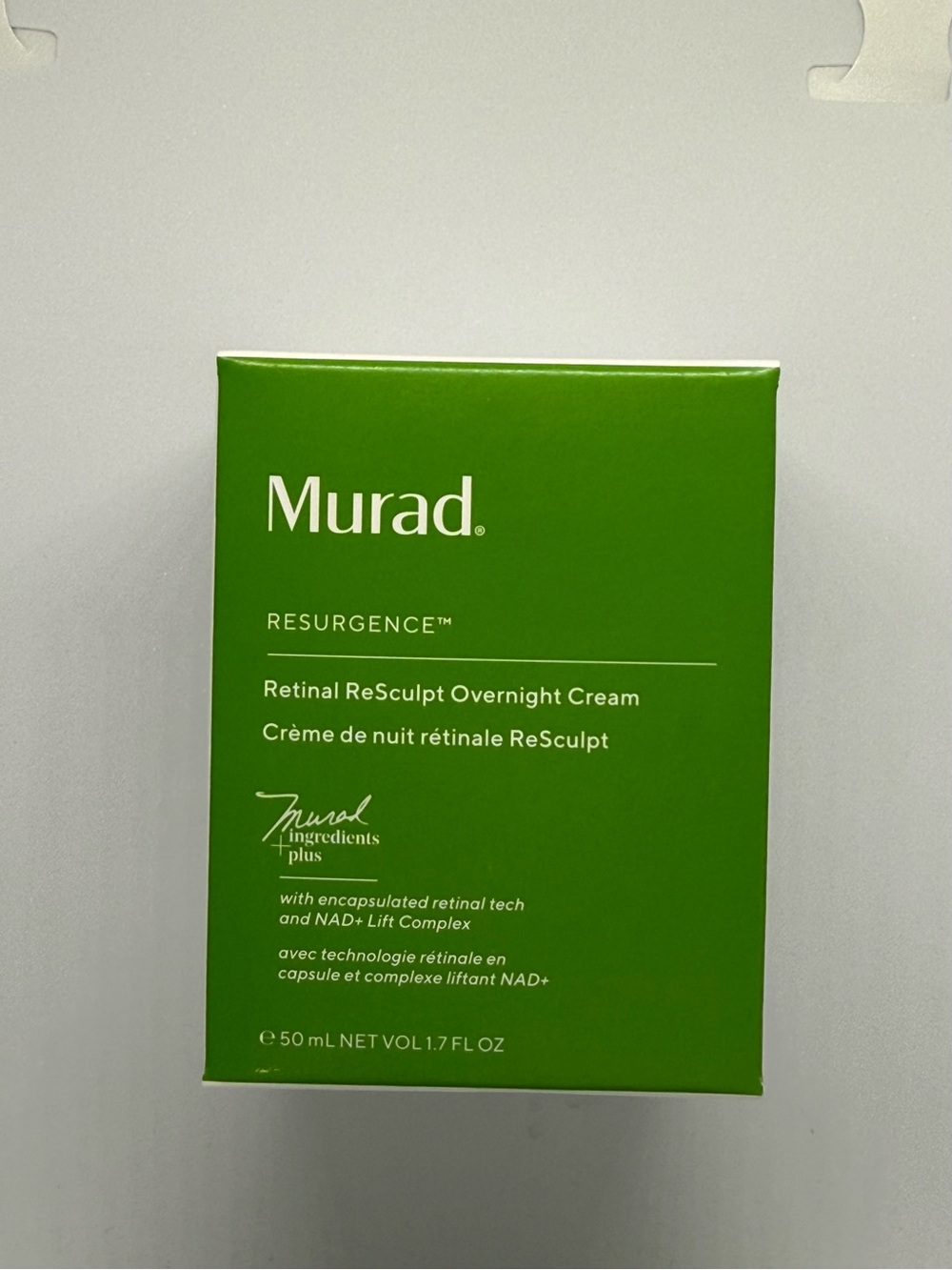 Murad Resurgence Retinal ReSculpt Overnight Cream — Green